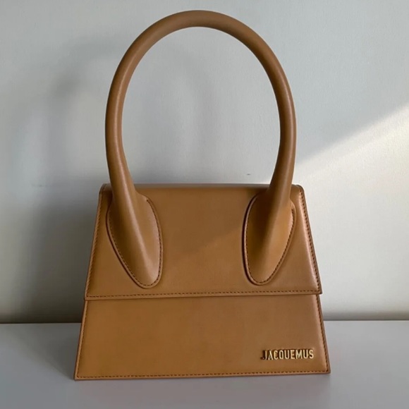 🩷✨SOLD✨🩷 Jacquemus Le Grand Chiquito Bag Beige Dark Yellow - Picture 5 of 8